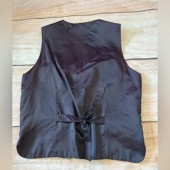 Vintage MCX Design Tapestry Vest Cowboy Western Horse Size Small equestrian - Picture 6 of 6